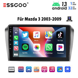 9" Autoradio Für Mazda 3 2003-2009 Apple Carplay Android 13.0 GPS NAVI Kamera BT