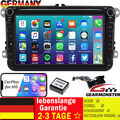 2+32G 8" Autoradio Android 12 Carplay GPS Navi 2 DIN Für VW GOLF 5 6 Passat Polo