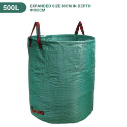 272/300/500 Liter Gartensack Laubsack Rasensack Gartenabfallsack Gartentasche DE