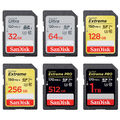 SanDisk 32GB 64GB 128GB 256GB 512GB 1TB Extreme Pro Ultra SD SDXC Speicherkarte