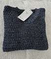 *Neu* Peter Hahn Damenpullover Blau Mit Silberfaden Gr.36