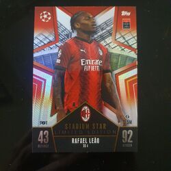  Topps Match Attax CL 2023/24 SS4 Rafael Leao Stadium Star Limited Edition