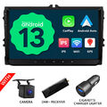 CAM+DAB+Eonon VWA13 9" Android 13 Autoradio GPS Navi CarPlay Für VW Golf Passat