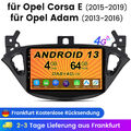 Für Opel Corsa E 4+64GB Android13 Apply Carplay Autoradio GPS Nav WIFI Bluetooth