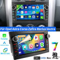 DAB+ Carplay Autoradio Android 14 Für Opel Corsa D Astra H Vivaro 2+64G GPS NAVI