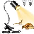 Heizlicht+Lampenhalter Terrarium Aquarium Wärmelampe UVA UVB Reptilien Strahler