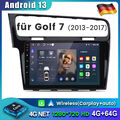 Für Golf 7 2013-2017 10"Android 13 Autoradio GPS Navi WIFI FM CarPlay DAB 4+64GB