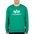 ALPHA INDUSTRIES Herren Sweater Basic jungle green Pullover Sweatshirt grün