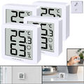 PEARL 4er-Set Kompakte Thermo- & Hygrometer, Komfort- & Min./ Max.-Anzeige