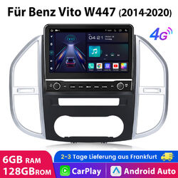 10.1”Carplay Android13 Autoradio Für Benz Vito W447 GPS Navi BT 4G WIFI SWC 128G