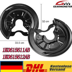 2x ANKERBLECH SPRITZBLECH Für AUDI A3 8P VW GOLF V 5 6 TOURAN SEAT HINTEN L + R