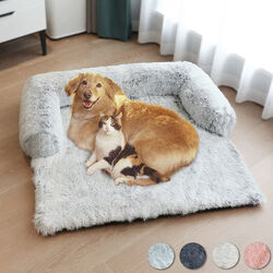 Hundebett Katzenbett Haustierbett Kuschelbett Bett Hundekorb Plüsch 90*90cm