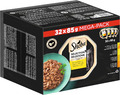 SHEBA Schale Nassfutter Multipack Selection in Sauce Geflügel Variation 32 X 85G