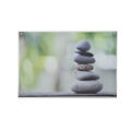 Garten Poster Zen STEINE Dekobild Outdoor Poster Zen Garten für Außen Balkon