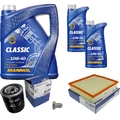 MAHLE Inspektionspaket 7 L MANNOL Classic 10W-40 für Audi A8 2.8