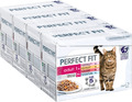 48x85g Perfect Fit Katzenfutter Nassfutter Portionsbeutel Adult 1+ Mixkarton