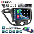 Android 13 Autoradio DAB+ Carplay Für Ford Transit Custom 12-2021 GPS Cam 2+64G