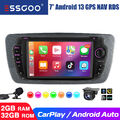 Für Seat Ibiza MK 4 IV 6J 09-2013 Carplay Autoradio 2+32G Android 13 GPS NAV KAM