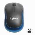 ✅Logitech M185 Mouse Kabellos Rot Funk & USB Empfänger 1000DPI Kabellose maus✅