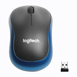 M185 Logitech- Maus Wireless Schnurlos Mouse Kabellos Funk + USB Empfänger