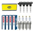 4x MAGNETI MARELLI Zündspule +4x BOSCH Zündkerze Doppelplatin für VW Golf VII