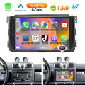 Autoradio Für Smart Fortwo 451 2005-2010 Android 13 GPS Navi CarPlay WIFI 4+64GB