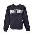 MOSCHINO Bio-Baumwoll-Sweatshirt mit Rundhalsausschnitt für Herren ZZA1701 schwa