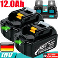 2x 18V 6000mAH Akku Für Makita BL1850 BL1830 LXT BL1860 Led Anzeige+Ladegerät DP