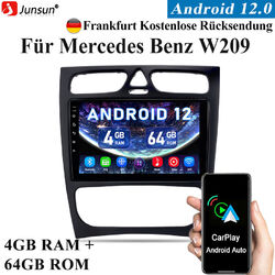 4+64G Android 12 Autoradio Carplay Für Mercedes CLK W209 Vito GPS Navigation SWC