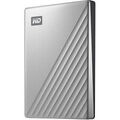 WD My Passport Ultra 1TB Silver USB-C/USB3.0 HDD 6,4cm 2,5Zoll Metal finish RTL