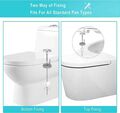 D Form WC Sitz mit Absenkautomatik Toilettendeckel mit Quick-Release-Funktion