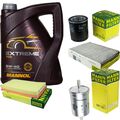 MANNOL 5 L Extreme 5W-40 Motor-Öl+MANN-FILTER Filterpaket für Skoda Octavia 1U2