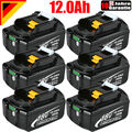 6x 18V 6,0Ah 12Ah 8Ah Original Akku Für Makita BL1850 BL1830 BL1860B BL1840 Led