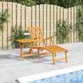 Gartenliege Liegestuhl Sonnenliege Deckchair Relaxliege Massivholz Akazie vidaXL