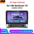 Carplay Android 13 Autoradio Für VW Multivan T5 08-2015 GPS Navi WIFI BT SWC 32G