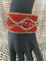 Armband Breit 3,5cm Boheme Ibiza Style Manschette Armreif Modeschmuck Armschmuck