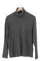 UNIQLO Rollkragenpullover Herren L Grau Langarm Regular Fit