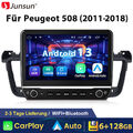 Für Peugeot 508 2011-2018 Carplay Android 13 Autoradio GPS NAVI WIFI DAB 6+128G