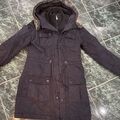 Winterjacke Parka Mantel mit Kapuze EDC Esprit Damen Schwarz Gr.40