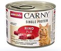 animonda ¦ CARNY Single Protein Adult - Rind Pur - 6 x 200 g ¦ nasses Katzenfutt