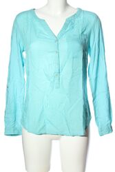 STREET ONE Hemd-Bluse Damen Gr. DE 36 blau Casual-Look