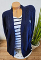 Tom Tailor Polo Team Cardigan 36/38 40/42 44/46 navy blau marine Strickjacke