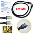 8K HDMI Kabel 2,1 Version 48Gbps Ultra High Speed HDMI Kabel 120Hz 144Hz 60Hz DE