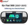 DAB+ 7" GPS Navi Autoradio Android 12 BT für Fiat 500 2007-2015 WIFI BT carplay