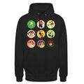 Pippi Langstrumpf Bilder Von Pippi In Kreisen Unisex Hoodie