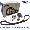 DOLZ Zahnriemensatz + Wasserpumpe AUDI SEAT SKODA VW TIGUAN GOLF 7 2.0 TDI