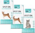 OptiPet 2x Spot On Hund 1x Spot On Für Katzen gegen Parasiten Anti-Floh Tropfen