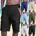 Herren Cargo Shorts Bermuda Kurze Hose Kurzhose Freizeitshorts Sommer Strandhose