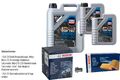 BOSCH Inspektionspake 7 L LIQUI MOLY Top Tec 4600 5W-30 für Subaru Forester SH 