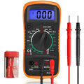 Digital Multimeter Messgerät AC DC LCD Strommesser Strom Voltmeter Amperemeter